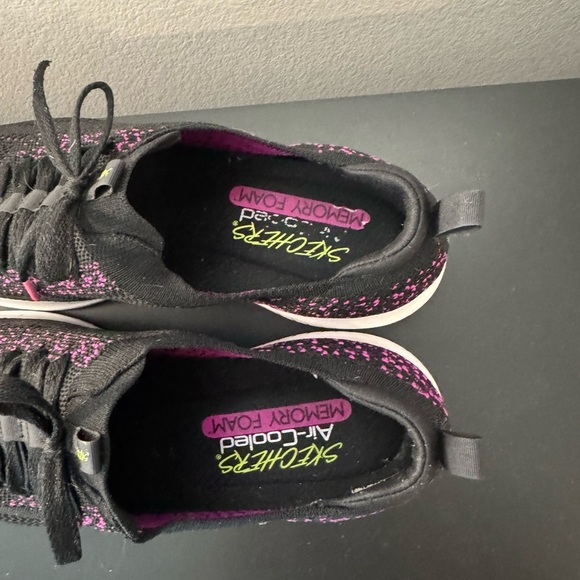 Skechers Women’s Ultra Flex Twighlight Twinkie Black Sneakers Shoes Size‎ 10 - Picture 5 of 9